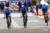 2023 UEC Road European Championships - Drenthe - Junior Mixed Team Relay - Emmen - Emmen 38, km - 21/09/2023 - Eleonora La Bella - Alice Toniolli - Federica Venturelli (ITA) - photo Luca Bettini/SprintCyclingAgency?2023
